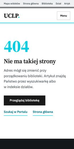 Strona dla nieistniejącego adresu (404), telefon