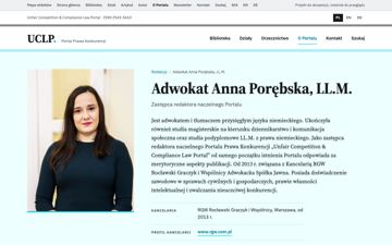 Profil autorki: Adwokat Anna Porębska, LL.M., komputer