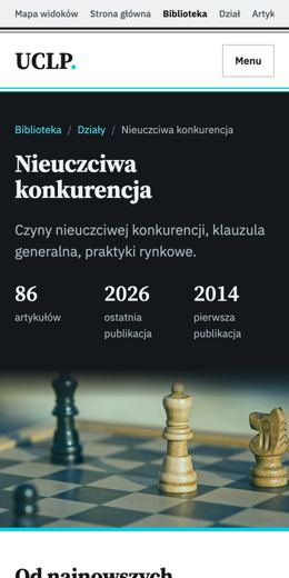 Widok działu, telefon