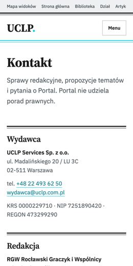 Kontakt, telefon