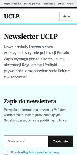 Newsletter, telefon